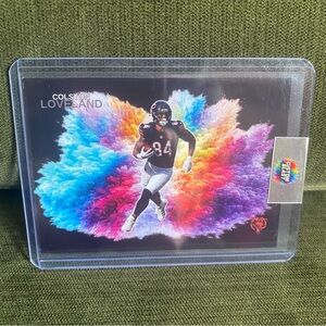 Custom Colston Loveland Black Color Blast!! Bears
